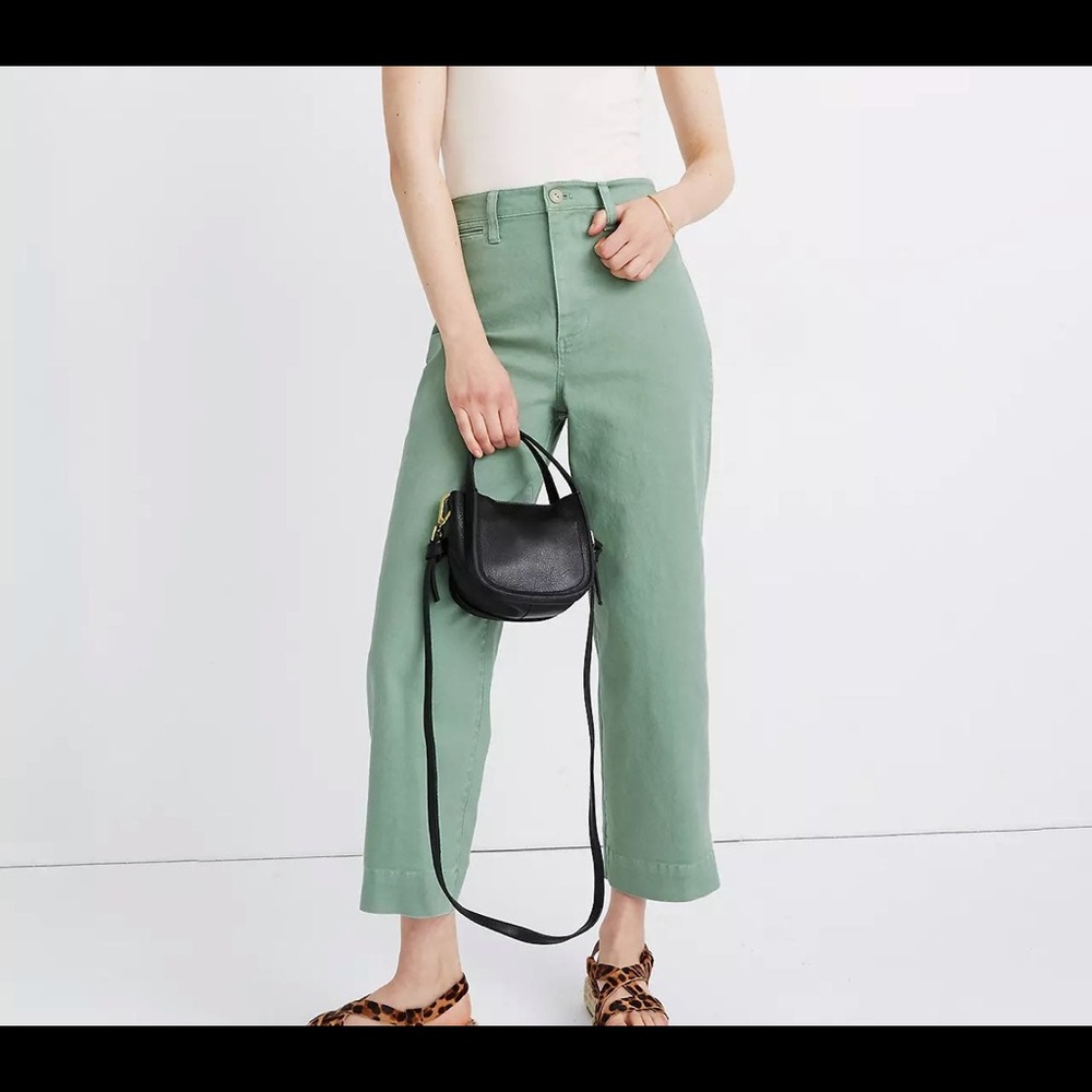 Madewell Slim Emmet Wide Leg Crop